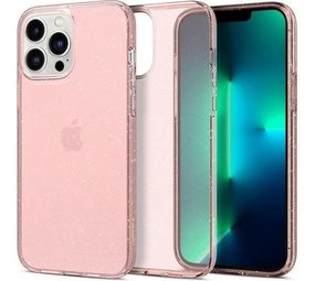 Spigen Spigen iPhone 13 Pro Liquid Glitter Rose Hülle (Rosa)