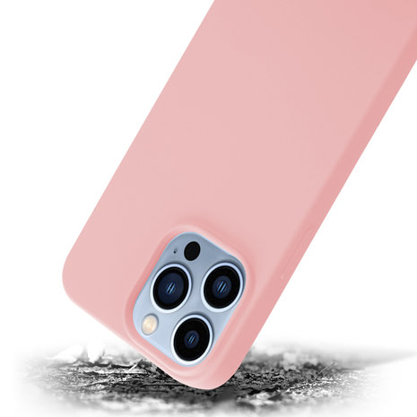 ShieldCase® ShieldCase iPhone 14 Pro Max Silikonhülle (Rosa)
