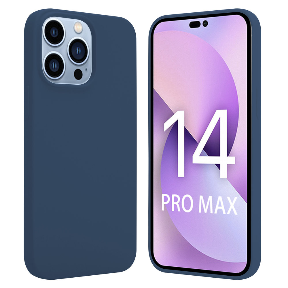 ShieldCase® ShieldCase iPhone 14 Pro Max Silikonhülle (Dunkelblau) ShieldCase® ShieldCase iPhone 14 Pro Max Silikonhülle (Dunkelblau)