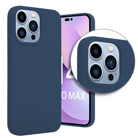 ShieldCase® ShieldCase iPhone 14 Pro Max Silikonhülle (Dunkelblau) ShieldCase® ShieldCase iPhone 14 Pro Max Silikonhülle (Dunkelblau)