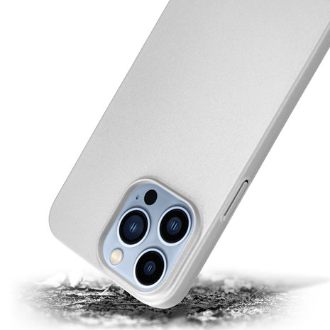 ShieldCase® ShieldCase iPhone 14 Pro Max ultradünne Hülle (Silber) ShieldCase® ShieldCase iPhone 14 Pro Max ultradünne Hülle (Silber)