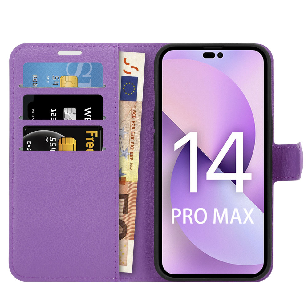 ShieldCase® ShieldCase iPhone 14 Pro Max Wallet Case (Lila) ShieldCase® ShieldCase iPhone 14 Pro Max Wallet Case (Lila)