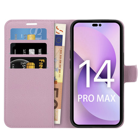 ShieldCase® ShieldCase iPhone 14 Pro Max Wallet Case (Hellrosa) ShieldCase® ShieldCase iPhone 14 Pro Max Wallet Case (Hellrosa)