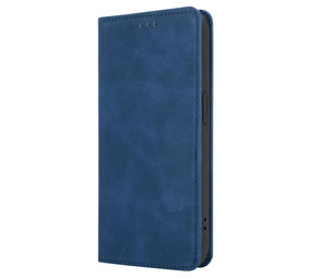 Coverzs iPhone 14 Pro Max Luxus Book Case (Blau)