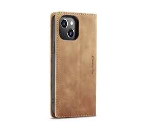 CaseMe iPhone 14 Plus Book Case (Kaffee)