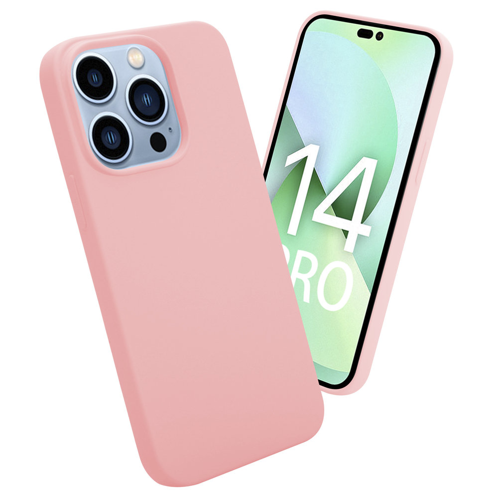 ShieldCase® ShieldCase iPhone 14 Pro Silikonhülle (Rosa) ShieldCase® ShieldCase iPhone 14 Pro Silikonhülle (Rosa)
