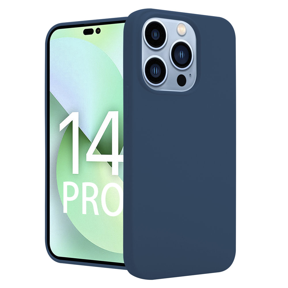 ShieldCase® ShieldCase iPhone 14 Pro Silikonhülle (Dunkelblau) ShieldCase® ShieldCase iPhone 14 Pro Silikonhülle (Dunkelblau)