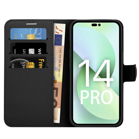 ShieldCase® ShieldCase iPhone 14 Pro Wallet Case (Schwarz) ShieldCase® ShieldCase iPhone 14 Pro Wallet Case (Schwarz)