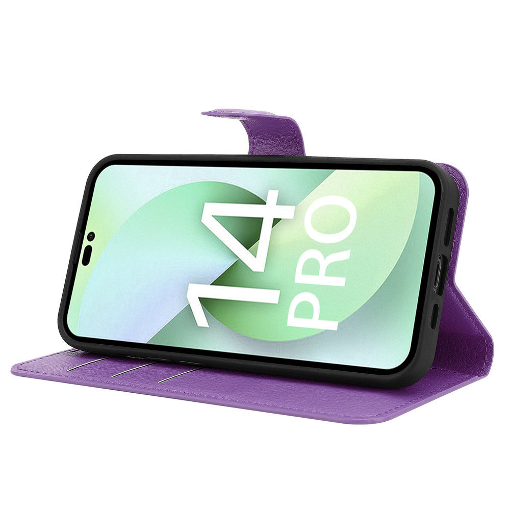 ShieldCase® ShieldCase iPhone 14 Pro Wallet Case (Lila)