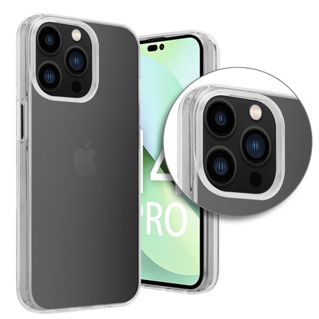 Coverzs Coverzs Luxus Shock Hülle iPhone 14 Pro (Transparent) Coverzs Coverzs Luxus Shock Hülle iPhone 14 Pro (Transparent)