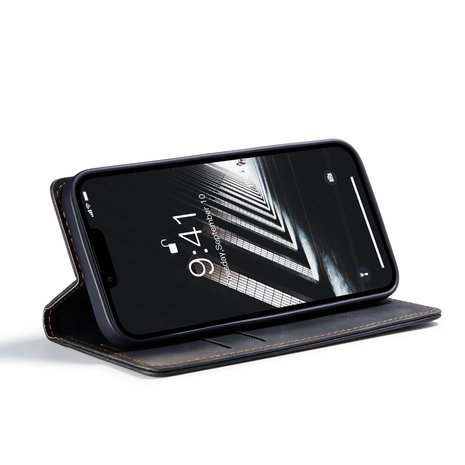 CaseMe CaseMe iPhone 14 Book Case (Schwarz) CaseMe CaseMe iPhone 14 Book Case (Schwarz)