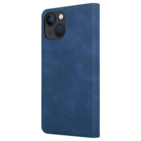 Coverzs Coverzs iPhone 14 Luxus Book Case (Blau) Coverzs Coverzs iPhone 14 Luxus Book Case (Blau)