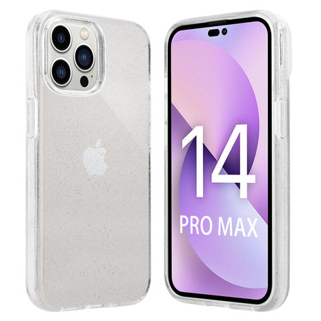 ShieldCase® ShieldCase iPhone 14 Pro Max TPU Glitzerhülle (Transparent) ShieldCase® ShieldCase iPhone 14 Pro Max TPU Glitzerhülle (Transparent)