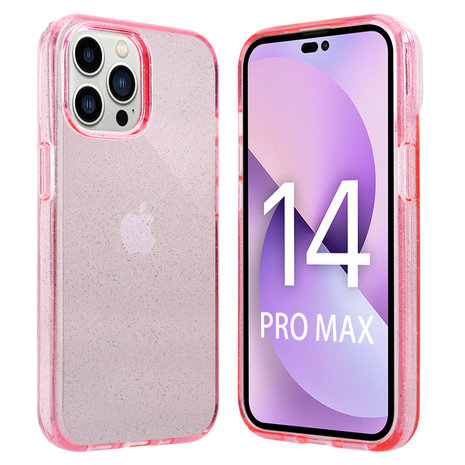 ShieldCase® ShieldCase iPhone 14 Pro Max TPU Glitzerhülle (Rosa) ShieldCase® ShieldCase iPhone 14 Pro Max TPU Glitzerhülle (Rosa)