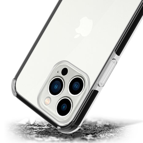 Coverzs Coverzs iPhone 14 Pro Max 3in1 Shock Case (Transparent) Coverzs Coverzs iPhone 14 Pro Max 3in1 Shock Case (Transparent)