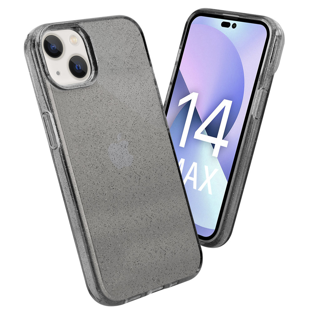 ShieldCase® ShieldCase iPhone 14 Plus TPU Glitzerhülle (Schwarz)