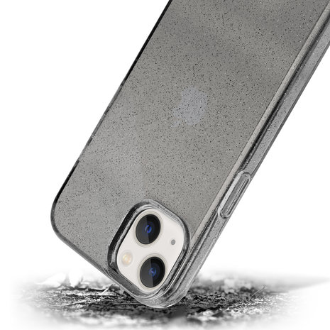 ShieldCase® ShieldCase iPhone 14 Plus TPU Glitzerhülle (Schwarz)