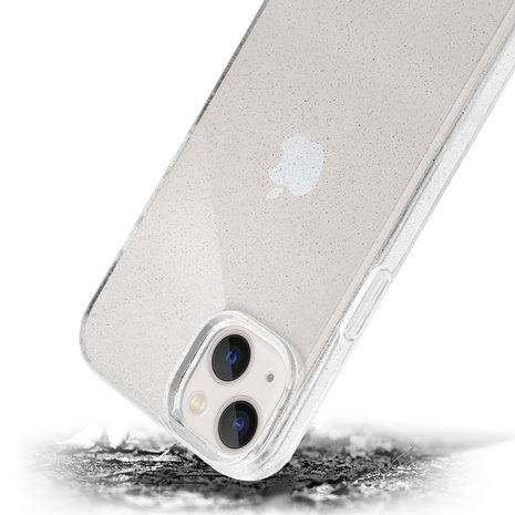 ShieldCase® ShieldCase iPhone 14 Plus TPU Glitzerhülle (Transparent) ShieldCase® ShieldCase iPhone 14 Plus TPU Glitzerhülle (Transparent)