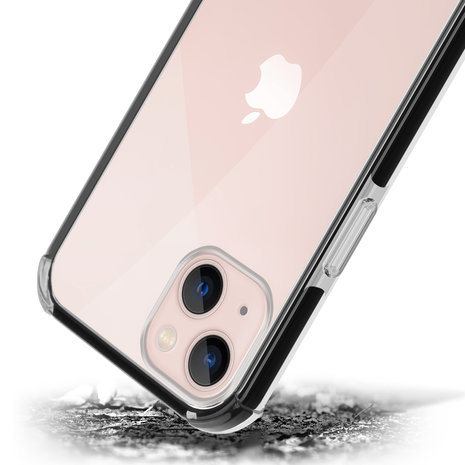 Coverzs Coverzs iPhone 14 Plus 3in1 Shock Case (Transparent)