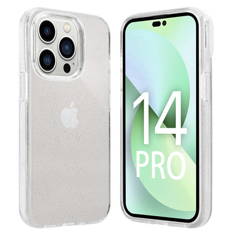 ShieldCase® ShieldCase iPhone 14 Pro TPU Glitzerhülle (Transparent) ShieldCase® ShieldCase iPhone 14 Pro TPU Glitzerhülle (Transparent)