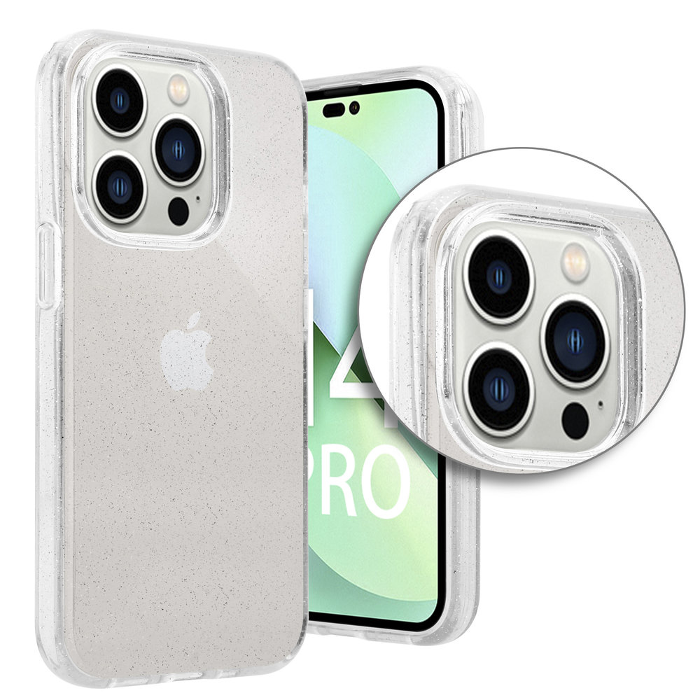 ShieldCase® ShieldCase iPhone 14 Pro TPU Glitzerhülle (Transparent) ShieldCase® ShieldCase iPhone 14 Pro TPU Glitzerhülle (Transparent)