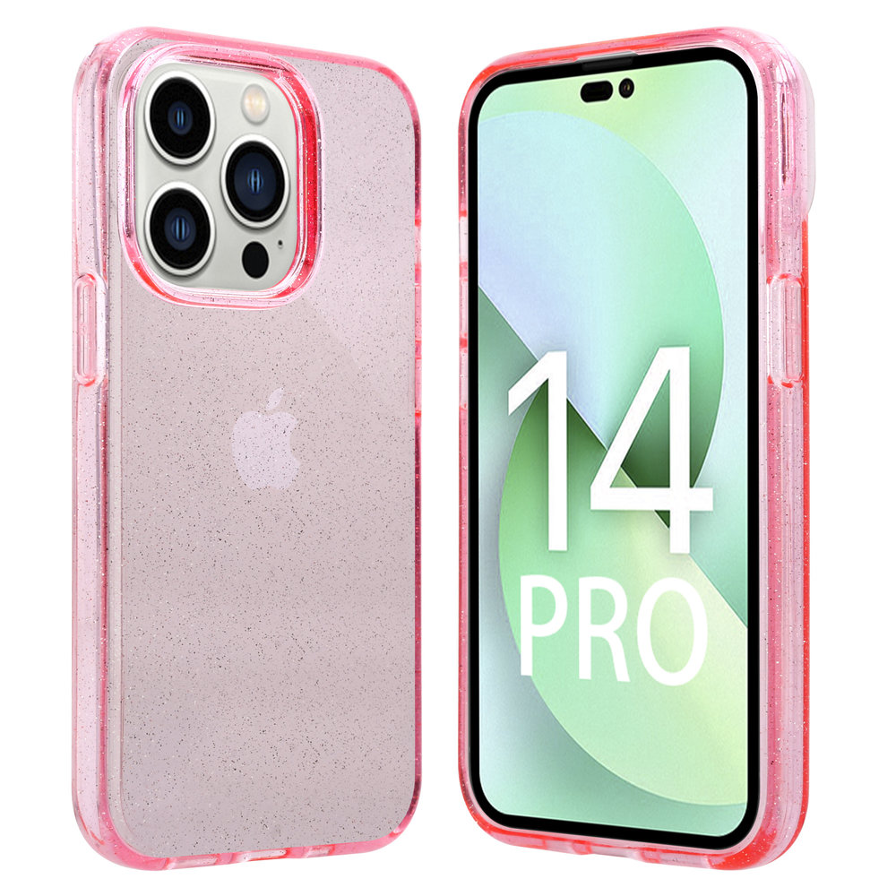 ShieldCase® ShieldCase iPhone 14 Pro TPU Glitzerhülle (Rosa) ShieldCase® ShieldCase iPhone 14 Pro TPU Glitzerhülle (Rosa)