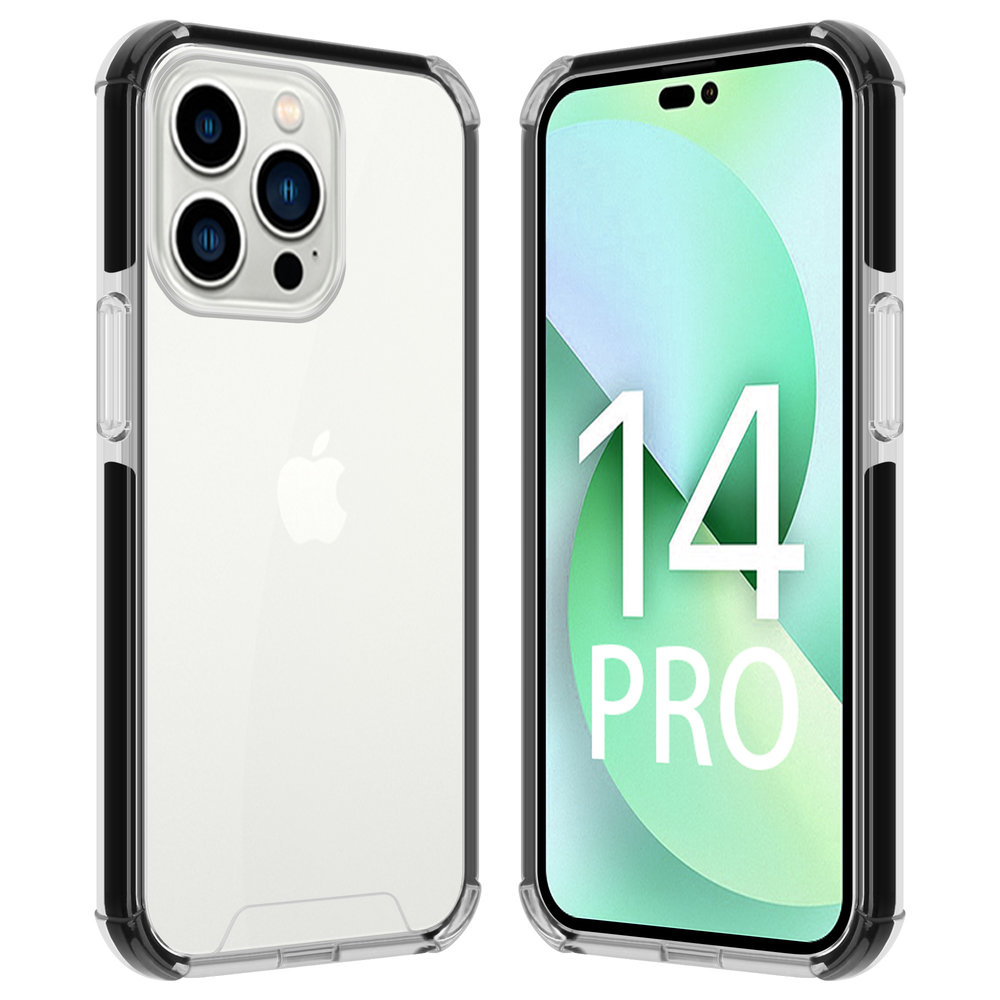 Coverzs Coverzs iPhone 14 Pro 3in1 Shock Case (Transparent) Coverzs Coverzs iPhone 14 Pro 3in1 Shock Case (Transparent)