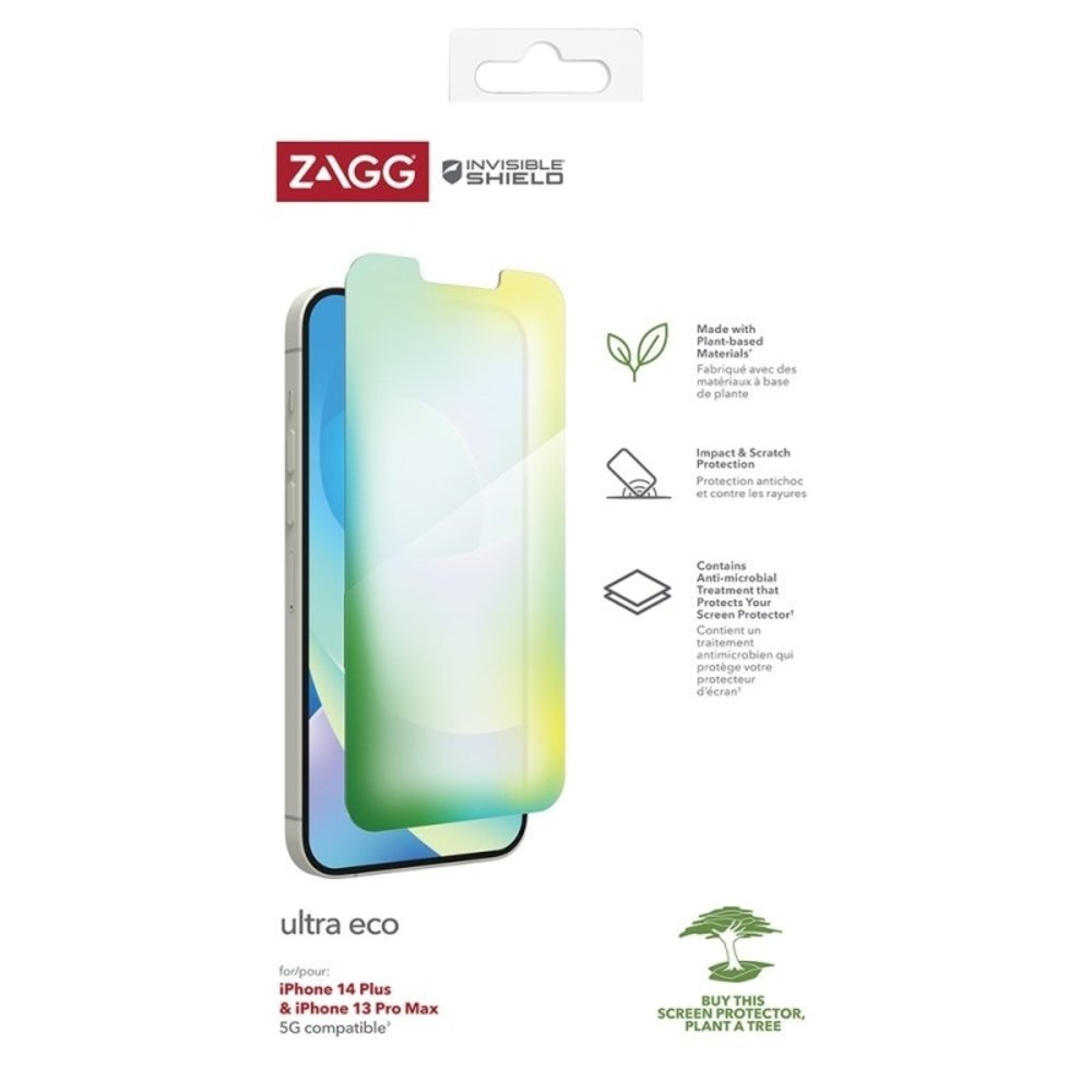 Zagg Zagg InvisibleShield ECO iPhone 14 Plus/iPhone 13 Pro Max Displayschutz Zagg Zagg InvisibleShield ECO iPhone 14 Plus/iPhone 13 Pro Max Displayschutz
