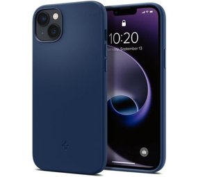 Spigen Spigen iPhone 14 Plus Silikon Fit MagSafe Hülle (Blau)