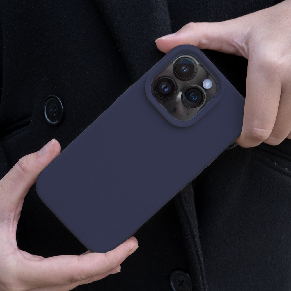 Coverzs Coverzs Solide Silikonhülle iPhone 14 Pro Max (Dunkelblau) Coverzs Coverzs Solide Silikonhülle iPhone 14 Pro Max (Dunkelblau)