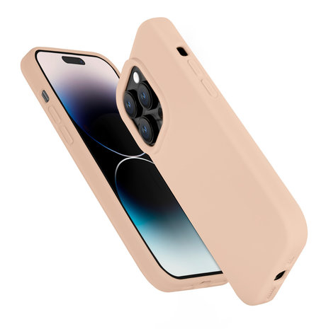 Coverzs Coverzs Solide Silikonhülle iPhone 14 Pro Max (Rosa) Coverzs Coverzs Solide Silikonhülle iPhone 14 Pro Max (Rosa)