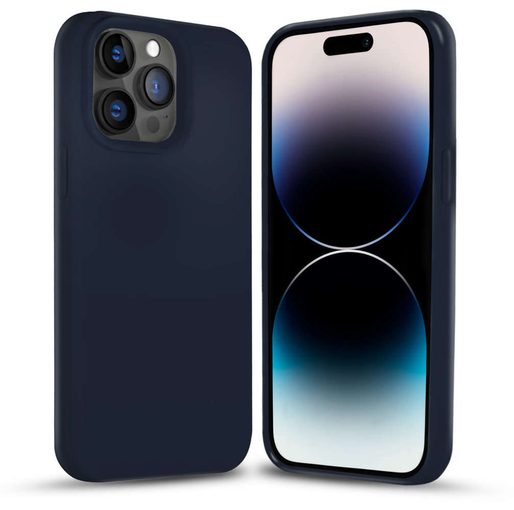 Coverzs Coverzs Solide Silikonhülle iPhone 14 Pro (Blau) Coverzs Coverzs Solide Silikonhülle iPhone 14 Pro (Blau)