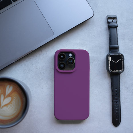 Coverzs Coverzs Solide Silikonhülle iPhone 14 Pro (Lila) Coverzs Coverzs Solide Silikonhülle iPhone 14 Pro (Lila)