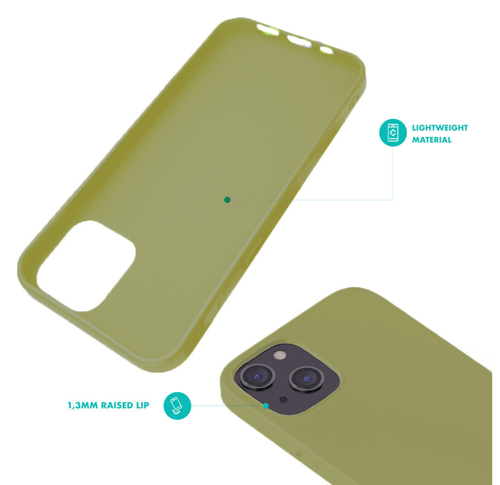 Ceezs Ceezs iPhone 13 Hülle Silikon (Hellgrün) Ceezs Ceezs iPhone 13 Hülle Silikon (Hellgrün)