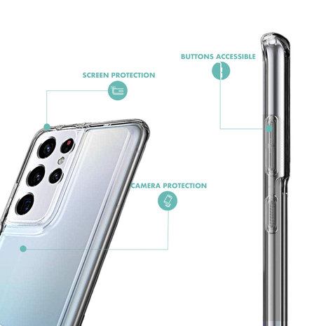 ShieldCase® ShieldCase Ultra Hybrid Hülle Samsung Galaxy S20 (Transparent)