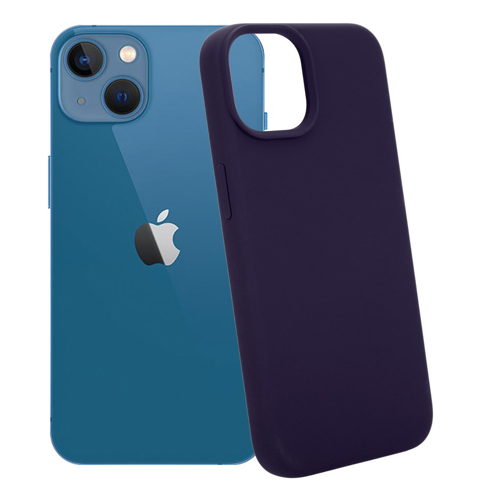 Coverzs Coverzs Luxus-Flüssigsilikonhülle iPhone 14 (MarineBlau) Coverzs Coverzs Luxus-Flüssigsilikonhülle iPhone 14 (MarineBlau)