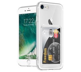 Ceezs iPhone 7/8 Transparente Hülle mit Kartenhalter