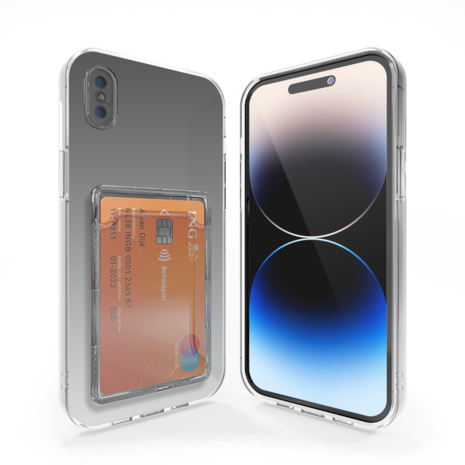 ShieldCase® ShieldCase iPhone X Shock Case Cover Kartenhalter