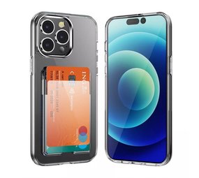 ShieldCase® iPhone 13 Pro Max Hülle Kartenhalter TPU (Transparent)