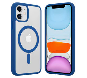 ShieldCase® iPhone 11 Magsafe Hülle Transparenter farbiger Rand (Blau) ShieldCase® iPhone 11 Magsafe Hülle Transparenter farbiger Rand (Blau)