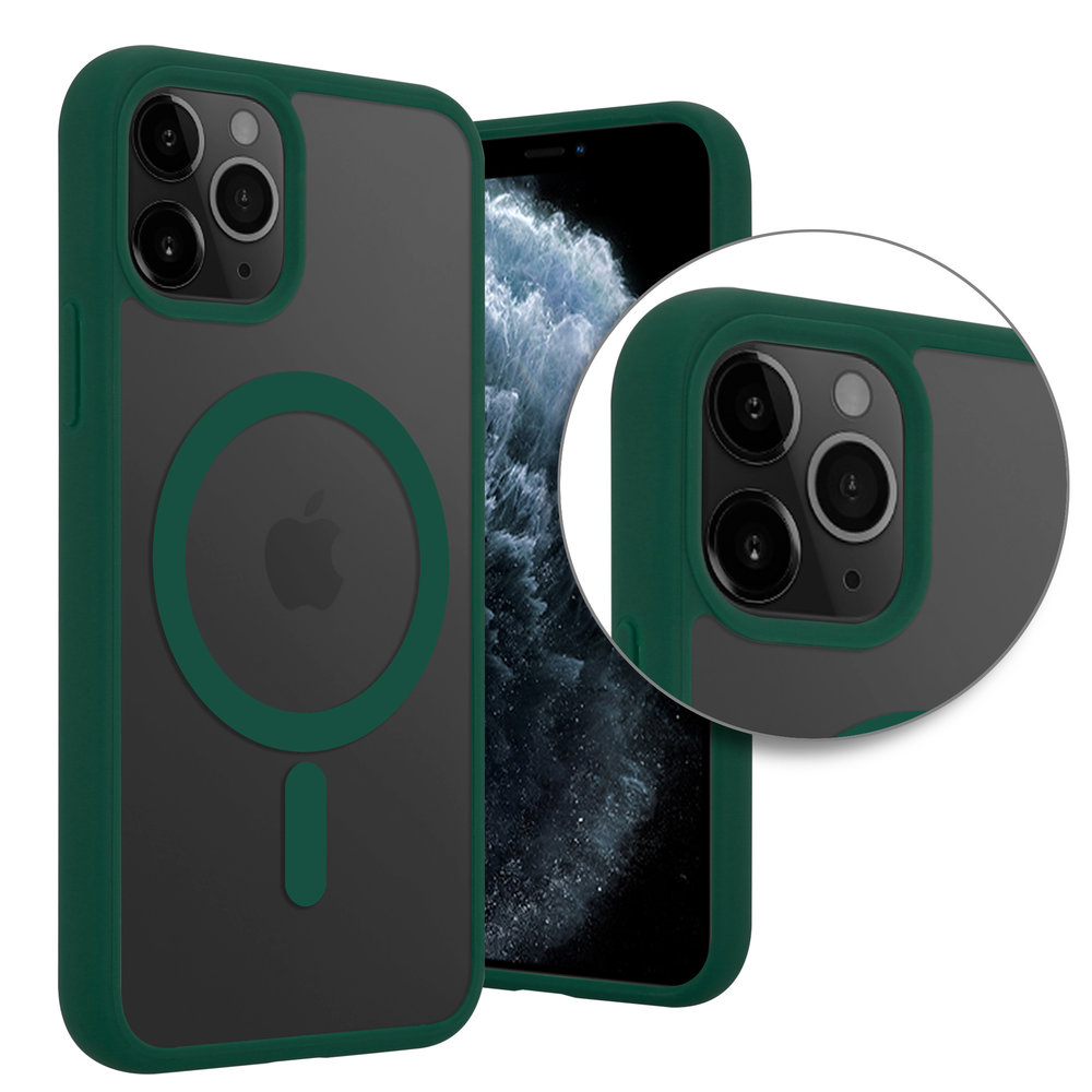 ShieldCase® ShieldCase iPhone 11 Pro Magsafe Hülle Transparenter farbiger Rand (Grün) ShieldCase® ShieldCase iPhone 11 Pro Magsafe Hülle Transparenter farbiger Rand (Grün)