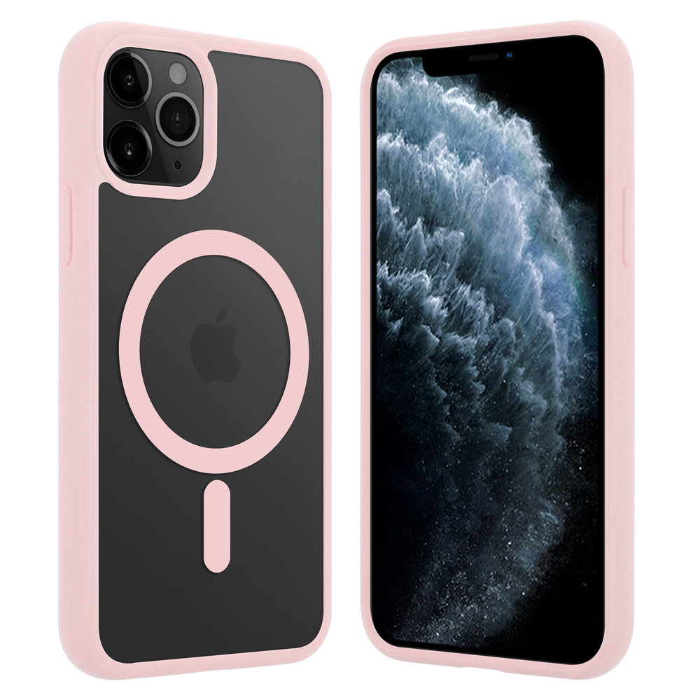 ShieldCase® ShieldCase iPhone 11 Pro Magsafe Hülle Transparenter farbiger Rand (Rosa) ShieldCase® ShieldCase iPhone 11 Pro Magsafe Hülle Transparenter farbiger Rand (Rosa)