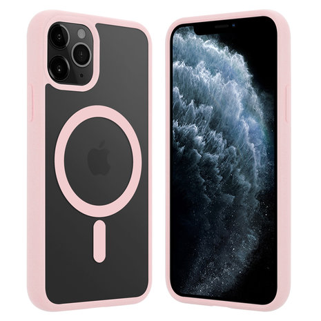 ShieldCase® ShieldCase iPhone 11 Pro Magsafe Hülle Transparenter farbiger Rand (Rosa) ShieldCase® ShieldCase iPhone 11 Pro Magsafe Hülle Transparenter farbiger Rand (Rosa)