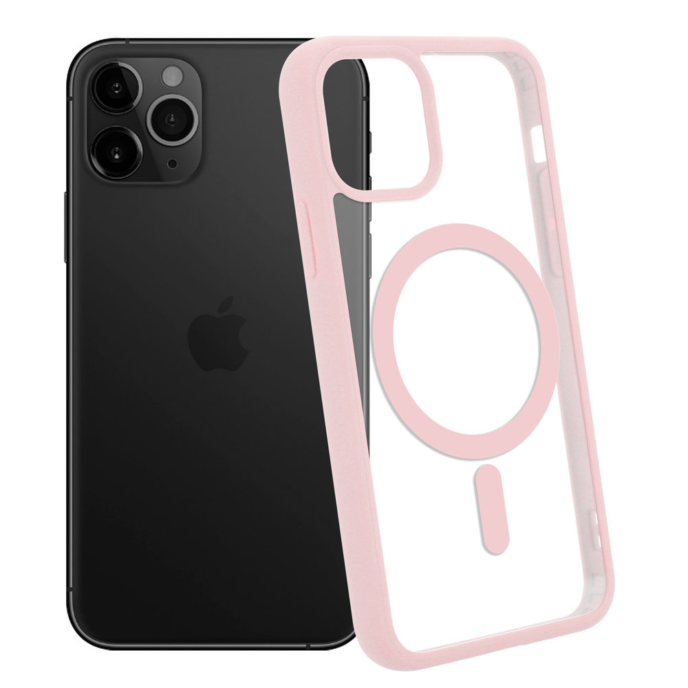 ShieldCase® ShieldCase iPhone 11 Pro Magsafe Hülle Transparenter farbiger Rand (Rosa) ShieldCase® ShieldCase iPhone 11 Pro Magsafe Hülle Transparenter farbiger Rand (Rosa)