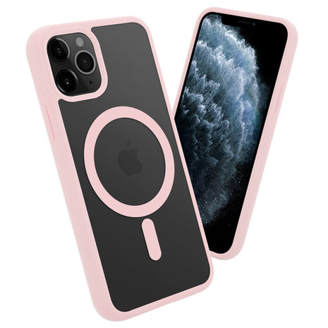 ShieldCase® ShieldCase iPhone 11 Pro Magsafe Hülle Transparenter farbiger Rand (Rosa) ShieldCase® ShieldCase iPhone 11 Pro Magsafe Hülle Transparenter farbiger Rand (Rosa)