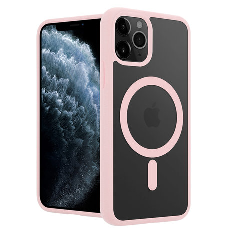 ShieldCase® ShieldCase iPhone 11 Pro Magsafe Hülle Transparenter farbiger Rand (Rosa) ShieldCase® ShieldCase iPhone 11 Pro Magsafe Hülle Transparenter farbiger Rand (Rosa)