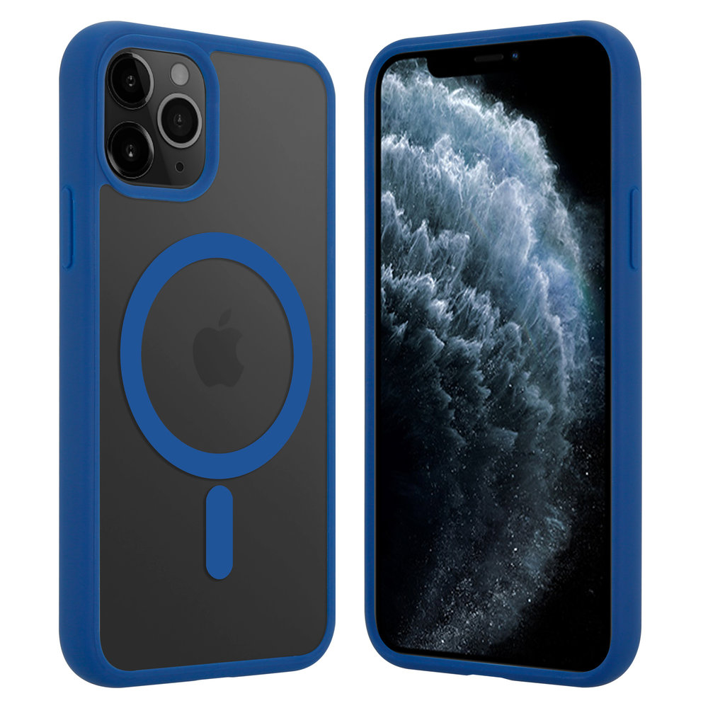ShieldCase® ShieldCase iPhone 11 Pro Magsafe Hülle Transparenter farbiger Rand (Blau) ShieldCase® ShieldCase iPhone 11 Pro Magsafe Hülle Transparenter farbiger Rand (Blau)