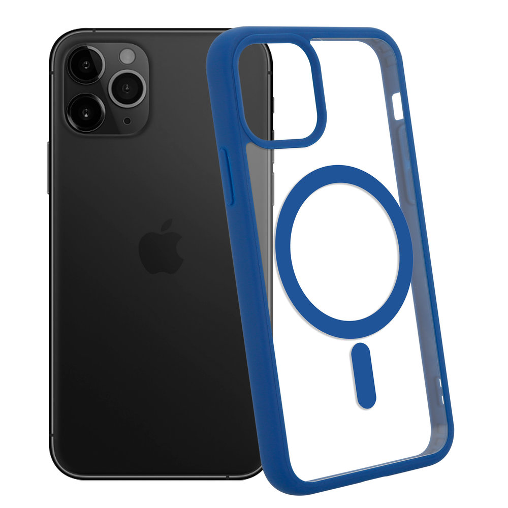 ShieldCase® ShieldCase iPhone 11 Pro Magsafe Hülle Transparenter farbiger Rand (Blau) ShieldCase® ShieldCase iPhone 11 Pro Magsafe Hülle Transparenter farbiger Rand (Blau)