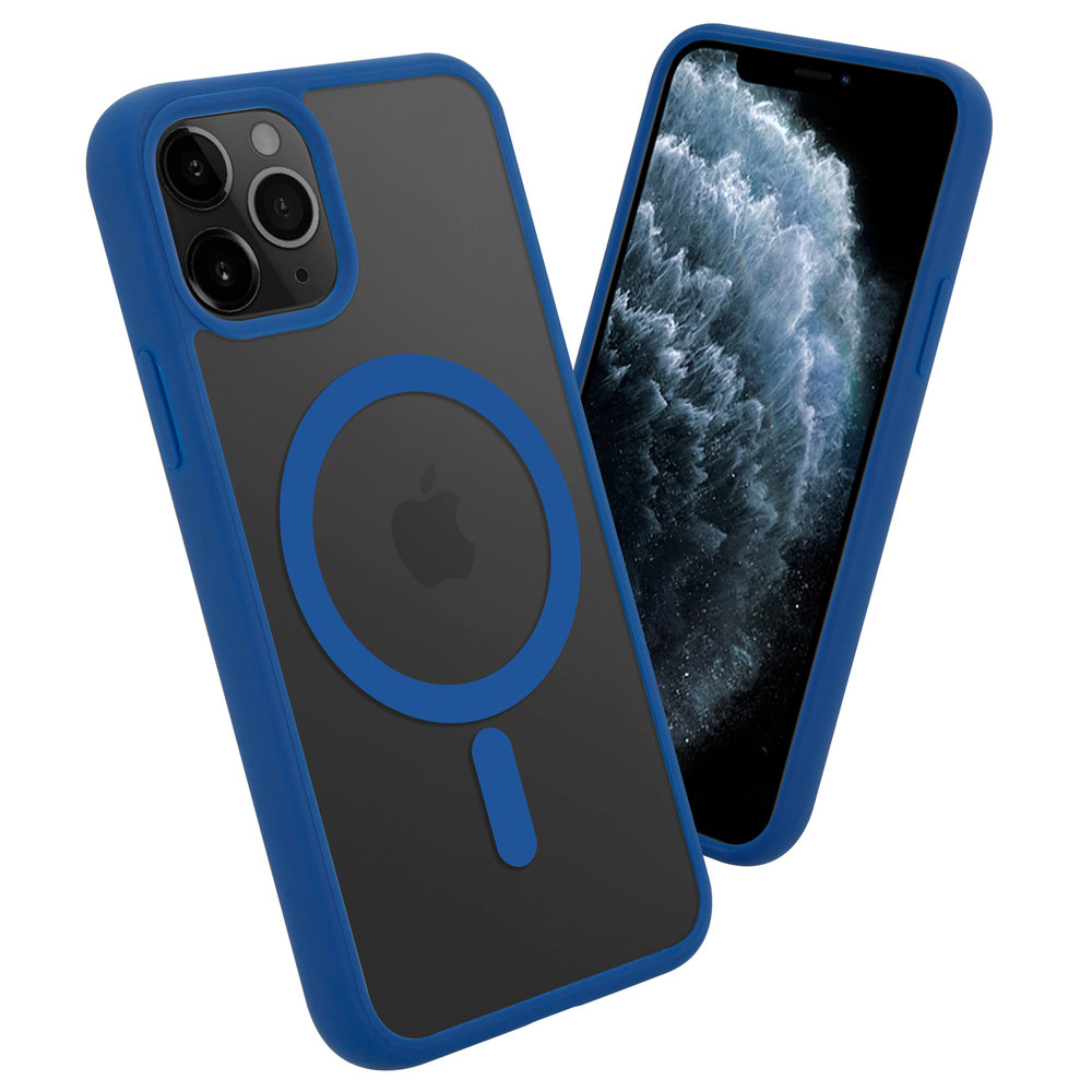 ShieldCase® ShieldCase iPhone 11 Pro Magsafe Hülle Transparenter farbiger Rand (Blau) ShieldCase® ShieldCase iPhone 11 Pro Magsafe Hülle Transparenter farbiger Rand (Blau)