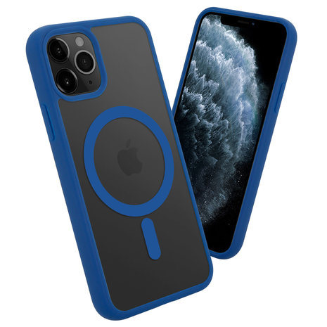 ShieldCase® ShieldCase iPhone 11 Pro Magsafe Hülle Transparenter farbiger Rand (Blau) ShieldCase® ShieldCase iPhone 11 Pro Magsafe Hülle Transparenter farbiger Rand (Blau)